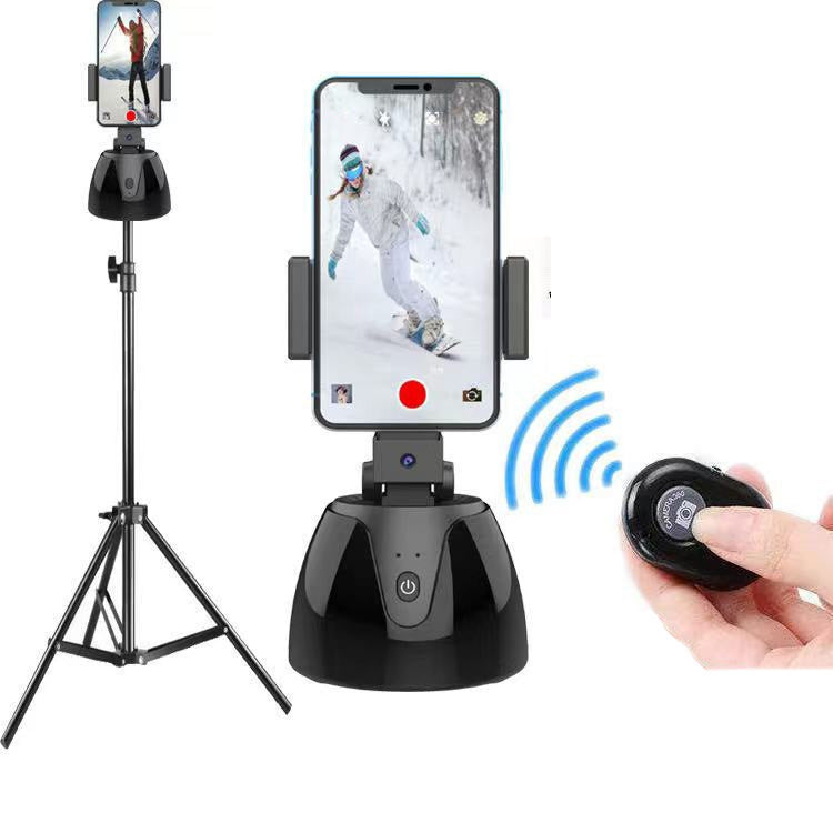 360 องศา Smart Follow-Up Selfie Live Video Recording ขาตั้งกล้องหัว, Battery Tripod Heads, Charging Tripod Heads