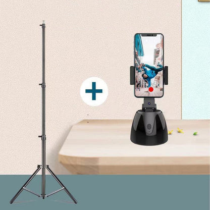 360 องศา Smart Follow-Up Selfie Live Video Recording ขาตั้งกล้องหัว, Battery Tripod Heads, Charging Tripod Heads