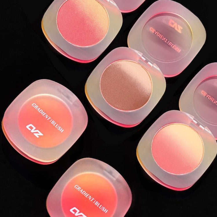CVZ 3ชิ้น/เซ็ต+แปรงสามสีไล่โทนสีที่ละเอียดอ่อนธรรมชาติเปลือยแต่งหน้าบลัชออน