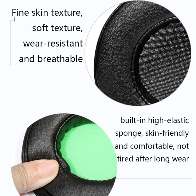 2 PCS ชุดหูฟังฟองน้ำสำหรับ Razer V2, Head Beam Protective Cover(Black), Head Beam Protective Cover(White), Head Beam Protective Cover(Green), Head Beam Protective Cover(Pink), Round(Black), Round(Black Green Net ), Ellipse(Black), Ellipse(Black Green N...