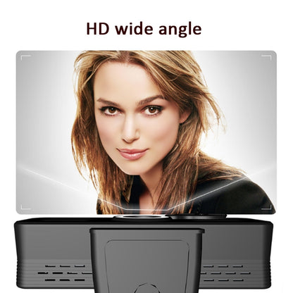 กล้องคอมพิวเตอร์เครือข่ายความละเอียดสูง กล้องปรับแสงที่สวยงามโดยไม่ต้องใช้ไดรฟ์พร้อมไมโครโฟนรอบทิศทาง ความยาวสายเคเบิล: 1.8 ม., 1080P, 2K, 4K