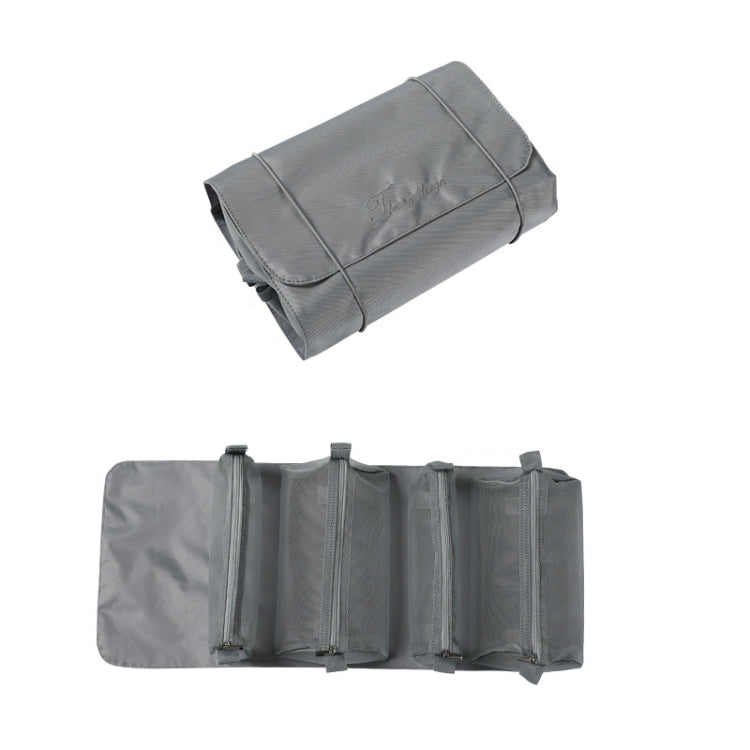4 In 1 Multi-Functionเครื่องสำอางค์กระเป๋าที่ถอดออกได้ขนาดใหญ่ความจุเดินทางสะดวกกระเป๋าเครื่องสำอางล้างกระเป๋า, Black, Gray, Upgrade Green, Upgrade Pink, Upgrade Blue, Upgrade Purple, Upgrade White