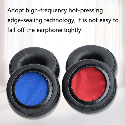 1 คู่หูฟังฟองน้ำฝาครอบหูฟังหนังสำหรับ Jabra Revo Wireless, Black Blue Net, Black Gray Net
