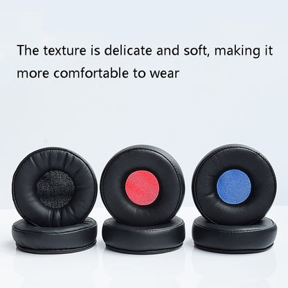 1 คู่หูฟังฟองน้ำฝาครอบหูฟังหนังสำหรับ Jabra Revo Wireless, Black Blue Net, Black Gray Net