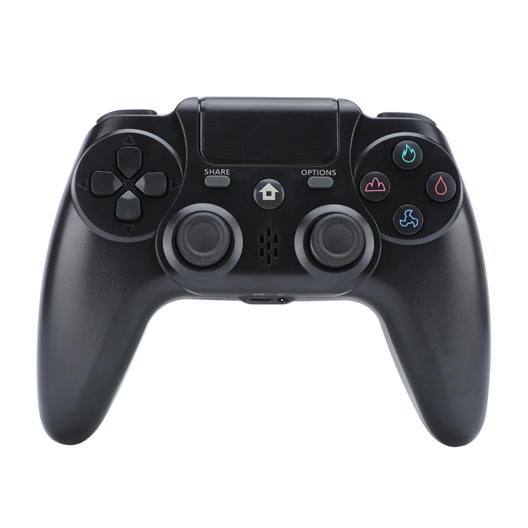 ZR486 คอนโทรลเลอร์เกมไร้สายสำหรับ PS4, White, Black, Burst, Purple Starry Sky