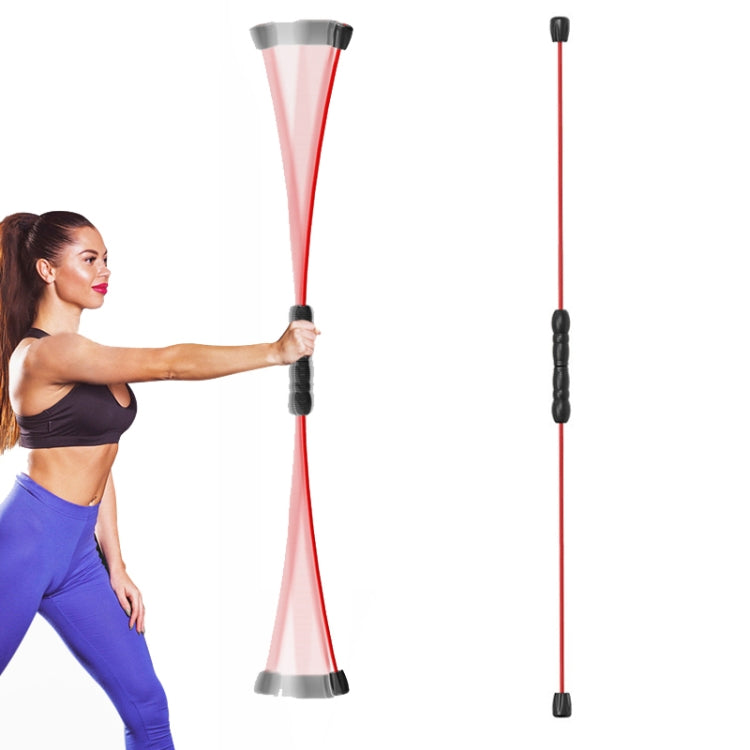 ไฟเบอร์กลาส + ซิลิโคน Fitness Elastic Corps Training Tremor Stick, Training Tremor Stick(Detachable Reinforcement)