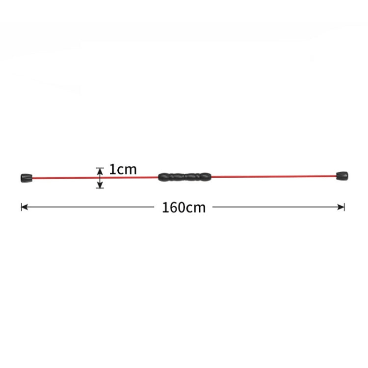 ไฟเบอร์กลาส + ซิลิโคน Fitness Elastic Corps Training Tremor Stick, Training Tremor Stick(Detachable Reinforcement)