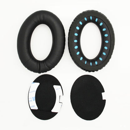 2 ชิ้นชุดหูฟังฟองน้ำปิดหูกันหนาวด้วยแผ่นผ้าฝ้ายสำหรับ Bose QC2 / QC15 / AE2, Protein Skin