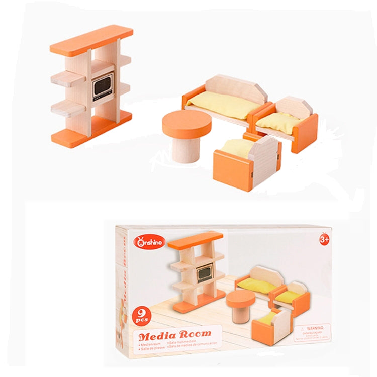 Onshine แกล้งเล่นฉาก DIY บทบาทเล่นอุปกรณ์เฟอร์นิเจอร์ไม้สไตล์:, Children Room, Bathroom, Living Room
