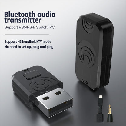 ตัวรับสัญญาณอะแดปเตอร์ส่งสัญญาณเสียง Bluetooth สำหรับ PS5 / PS4 / สวิตช์, For PS5 / PS4 / Switch
