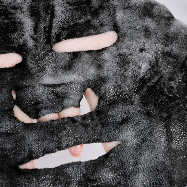 SAMANLI Bubble Mask มอยส์เจอร์ไรเซอร์และให้ความชุ่มชื่นแก่รูขุมขน Bamboo Charcoal คลีนซิ่งแบล็คมาส์ก