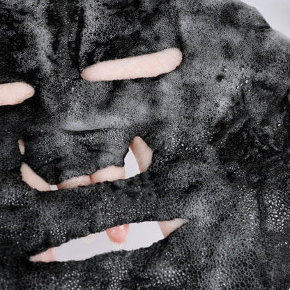 SAMANLI Bubble Mask มอยส์เจอร์ไรเซอร์และให้ความชุ่มชื่นแก่รูขุมขน Bamboo Charcoal คลีนซิ่งแบล็คมาส์ก