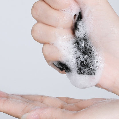 SAMANLI Bubble Mask มอยส์เจอร์ไรเซอร์และให้ความชุ่มชื่นแก่รูขุมขน Bamboo Charcoal คลีนซิ่งแบล็คมาส์ก