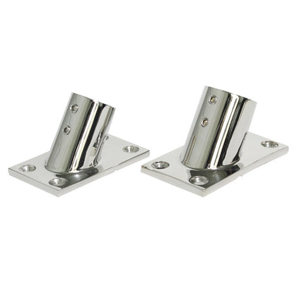 Thicken 316 สแตนเลสสตีล 60 องศาฐานท่อสี่เหลี่ยม Marine เรือ Hardwares, ข้อมูลจำเพาะ:, 22mm, 25mm