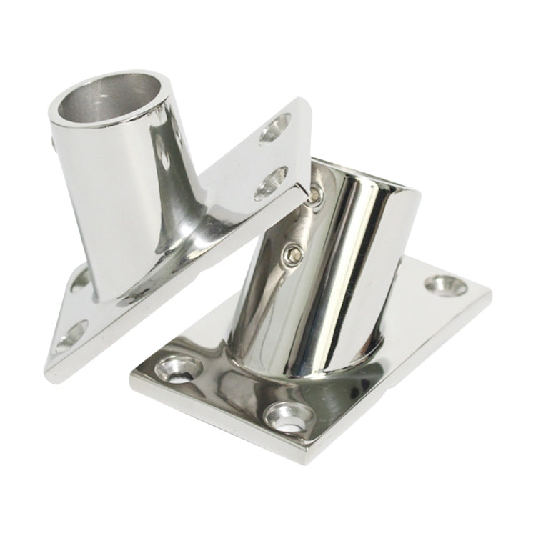 Thicken 316 สแตนเลสสตีล 60 องศาฐานท่อสี่เหลี่ยม Marine เรือ Hardwares, ข้อมูลจำเพาะ:, 22mm, 25mm