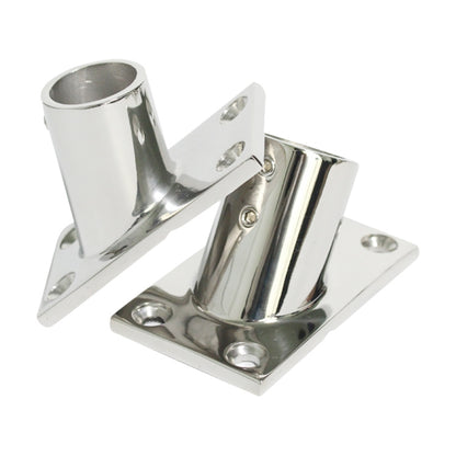 Thicken 316 สแตนเลสสตีล 60 องศาฐานท่อสี่เหลี่ยม Marine เรือ Hardwares, ข้อมูลจำเพาะ:, 22mm, 25mm