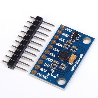 ทัศนคติ 9 แกน + ไจโร + ตัวเร่งความเร็ว + โมดูลบอร์ดเซ็นเซอร์แม่เหล็ก, HW-423
