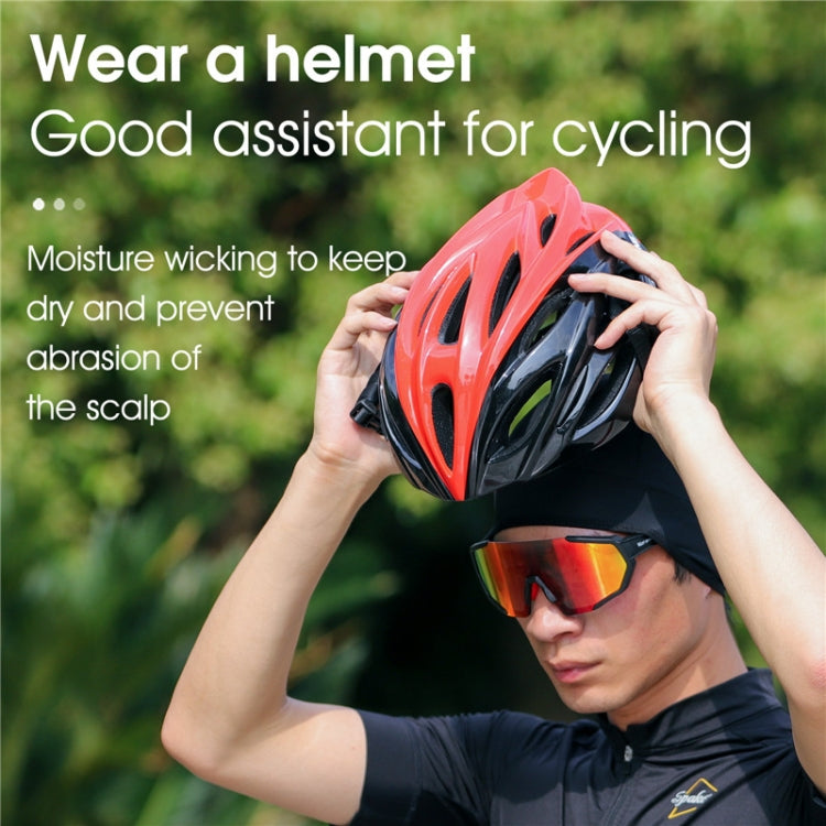 West Biking YP0201294 ฤดูร้อนหมวกไหมน้ำแข็งขี่เครื่องดูดควันกันลมระบายอากาศและแห้งเร็วหมวกกันน็อคซับหมวก, Ice Silk Hat Riding Cap(Black), Ice Silk Hat Riding Cap(Gray)