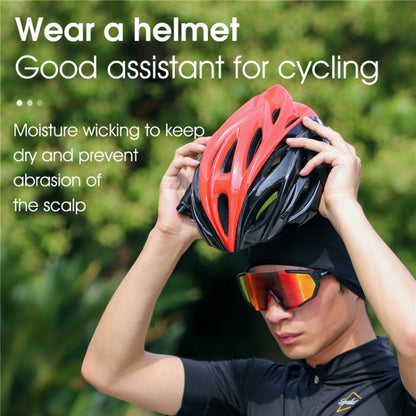 West Biking YP0201294 ฤดูร้อนหมวกไหมน้ำแข็งขี่เครื่องดูดควันกันลมระบายอากาศและแห้งเร็วหมวกกันน็อคซับหมวก, Ice Silk Hat Riding Cap(Black), Ice Silk Hat Riding Cap(Gray)