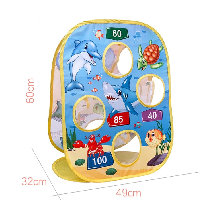 เด็กพับไดโนเสาร์มหาสมุทรโยนกระสอบทรายเต็นท์ของเล่น, Throwing Sandbags Tent Toy