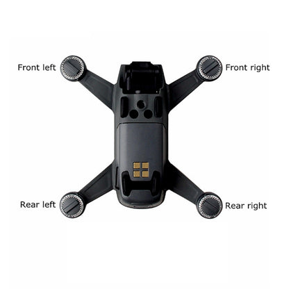 ชิ้นส่วนซ่อมผู้ถือโคมไฟ 3 ชิ้นสำหรับ DJI Spark, Lampshade Holder Front Left Back Right, Lampshade Holder Front Right Back Left