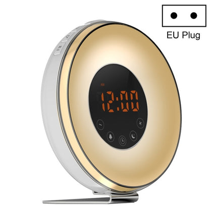 นาฬิกาปลุกแสงพระอาทิตย์ขึ้นและพระอาทิตย์ตกจำลองพร้อมวิทยุ FM, US Plug, EU Plug, UK Plug, AU Plug