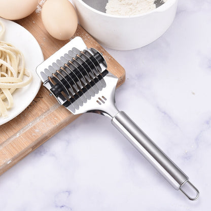 4 ชิ้นสแตนเลสคู่มือเครื่องตัดก๋วยเตี๋ยวครัวเครื่องมือ, Noodle Cutter