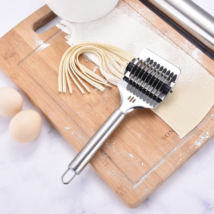 4 ชิ้นสแตนเลสคู่มือเครื่องตัดก๋วยเตี๋ยวครัวเครื่องมือ, Noodle Cutter