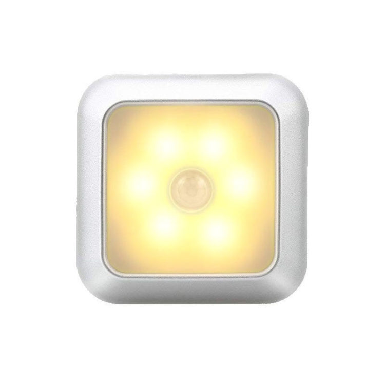 1143 แสงกลางคืนความรู้สึกร่างกายมนุษย์ ไฟตรวจจับบ้านอัจฉริยะ, Silver White Light, Silver Warm Light, White Shell White Light, White Shell Warm Light