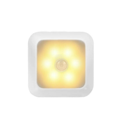 1143 แสงกลางคืนความรู้สึกร่างกายมนุษย์ ไฟตรวจจับบ้านอัจฉริยะ, Silver White Light, Silver Warm Light, White Shell White Light, White Shell Warm Light