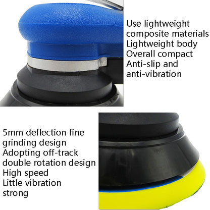 เครื่องกระดาษทรายนิวเมติก เครื่องขัดรถยนต์ เครื่องบด เครื่องแว็กซ์, 5inch Regular, 5inch Vacuum, 6inch Regular, 6inch Vacuum