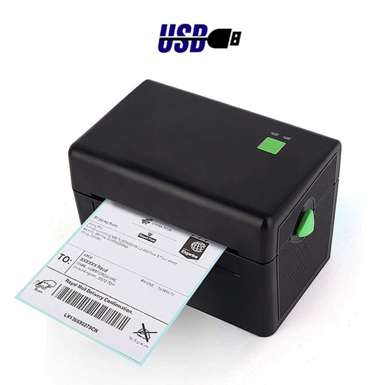 XP-108B 4นิ้ว108มม.เครื่องพิมพ์Thermal Barcodeเครื่องพิมพ์การจัดส่งฉลากเครื่องพิมพ์UPS DHL USPS DPD POCHTA USB Bar Code Maker,EU Plug, USB, USB + Bluetooth Version
