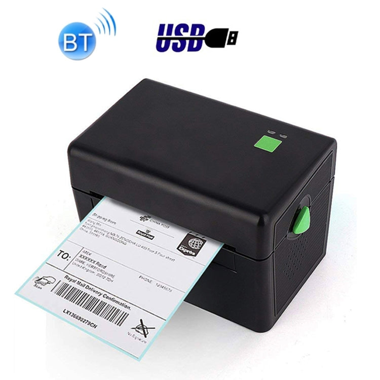XP-108B 4นิ้ว108มม.เครื่องพิมพ์Thermal Barcodeเครื่องพิมพ์การจัดส่งฉลากเครื่องพิมพ์UPS DHL USPS DPD POCHTA USB Bar Code Maker,EU Plug, USB, USB + Bluetooth Version