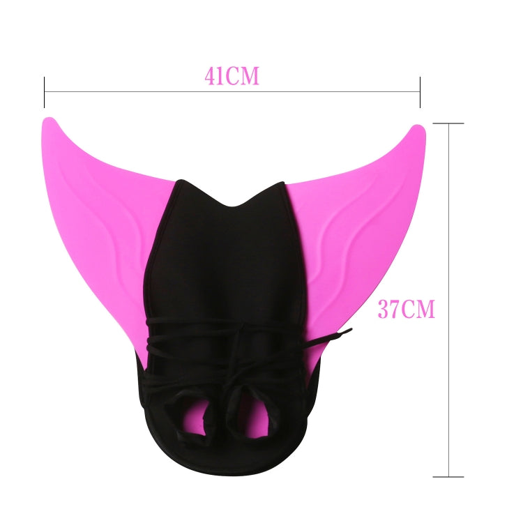 รองเท้านางเงือกครีบฟรอสต์ครีบดำน้ำแบบชิ้นเดียว, Diving Fins(F02 Pink Children), Diving Fins(F03 Blue Children), Diving Fins(F58 Blue Adult)