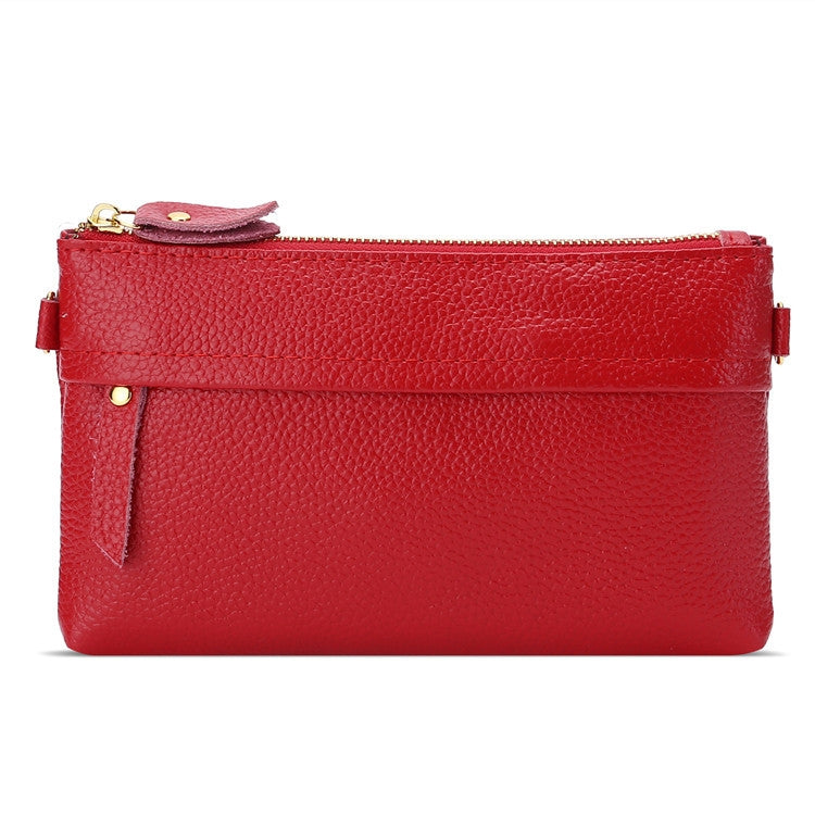 กระเป๋าใส่เหรียญโทรศัพท์มือถือไหล่เดียวแนวทแยงสำหรับสุภาพสตรี, Red, Navy Blue, Black, Ink, Lake Blue, Khaki, Jujube Red, Orange, Brown