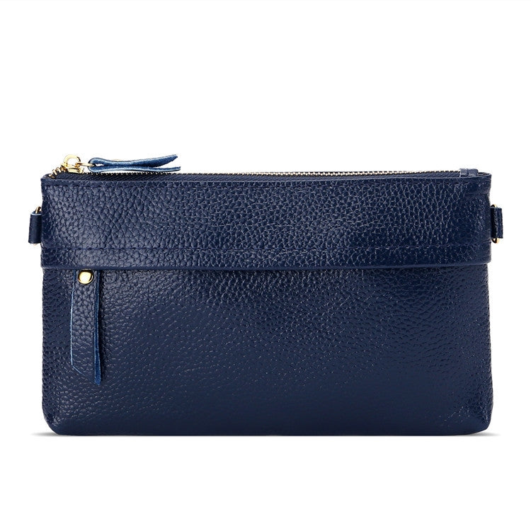 กระเป๋าใส่เหรียญโทรศัพท์มือถือไหล่เดียวแนวทแยงสำหรับสุภาพสตรี, Red, Navy Blue, Black, Ink, Lake Blue, Khaki, Jujube Red, Orange, Brown