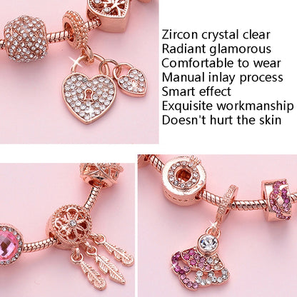 สร้อยข้อมือผู้หญิง Rose Gold Beaded, SL124 18cm, SL124 19cm, SL124 20cm, SL125 18cm, SL125 19cm, SL125 20cm, SL126 18cm, SL126 19cm, SL126 20cm, SL128 18cm, SL128 19cm, SL128 20cm, SL129 18cm, SL129 19cm, SL129 20cm, SL130 18cm, SL130 19cm, SL130 20cm ...