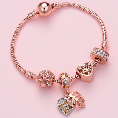 สร้อยข้อมือผู้หญิง Rose Gold Beaded, SL124 18cm, SL124 19cm, SL124 20cm, SL125 18cm, SL125 19cm, SL125 20cm, SL126 18cm, SL126 19cm, SL126 20cm, SL128 18cm, SL128 19cm, SL128 20cm, SL129 18cm, SL129 19cm, SL129 20cm, SL130 18cm, SL130 19cm, SL130 20cm ...