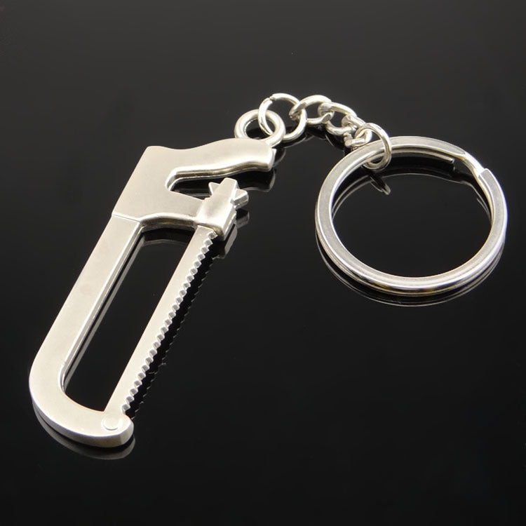 10 ชิ้นเครื่องมือพวงกุญแจโลหะจี้พวงกุญแจรถ, H-540 Activity Wrench, H-389 Hex Wrench, H-391 Glossy Ax, H-388 Thread Ax, H-395 Double Head Wrench, H-405 Double Row Saw, H-402 Hand Saw, H-541 Crooked Nose Pliers, H-399 Pliers, X-396 Vise, H-556 Shovel    ...