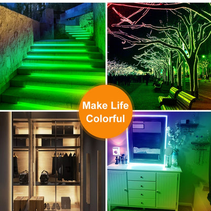 แถบไฟ LED 16 สี รีโมทคอนโทรล RGB Light Belt USB Symphony Neon แถบไฟอ่อนตกแต่ง, 3m, 4m
