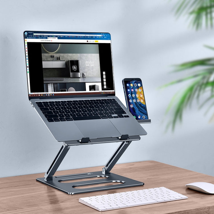 Oatsbasf Z08 Metal Notebook รองรับเดสก์ท็อปแบบปรับได้ เพิ่มขาตั้งโน้ตบุ๊ก