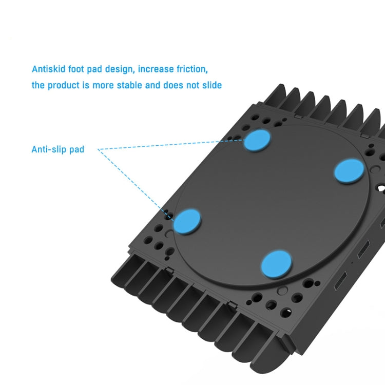 JYS X133 Multi-Function Cooling Base + Game Disc Storage สำหรับโฮสต์ XBOX Series X, JYS X133