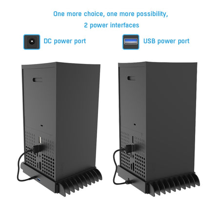 JYS X133 Multi-Function Cooling Base + Game Disc Storage สำหรับโฮสต์ XBOX Series X, JYS X133