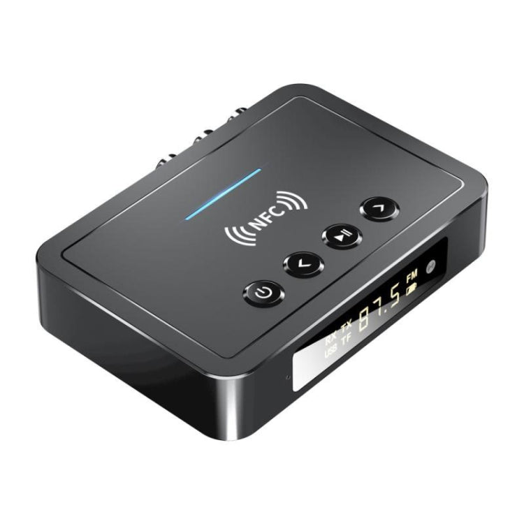 M6 NFC Bluetooth 5.0 ตัวรับ & ตัวส่ง & FM 3 In 1 Adapter, M6