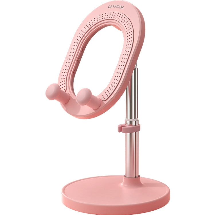 OATSBASF Live Telescopic Desktop Radiator ที่วางโทรศัพท์ระบายความร้อนแบบพกพาขนาดกะทัดรัด, มาตรฐาน:, Bracket Pink