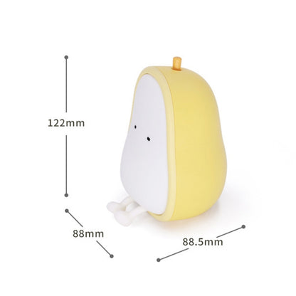 Pear Shape Night Light ซิลิโคนห้องนอนนุ่มแสงอุ่น LED Night Light, Pear Shape