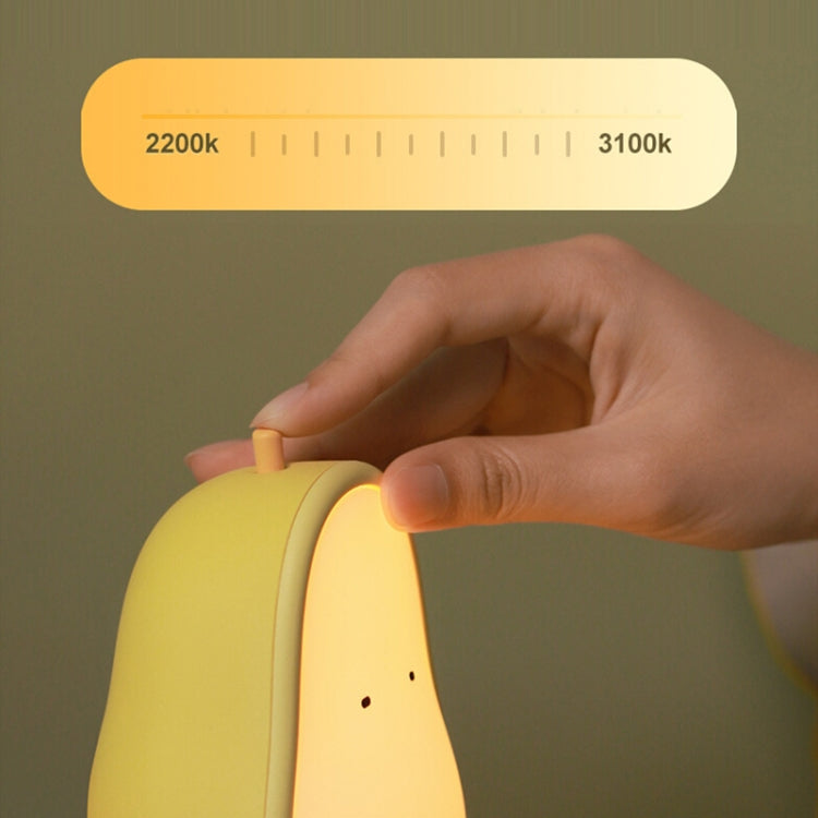 Pear Shape Night Light ซิลิโคนห้องนอนนุ่มแสงอุ่น LED Night Light, Pear Shape