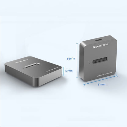 M.2 NGFF / NVME Solid State Drive ด้านล่าง USB3.1 Notebook External SSD Mobile Hard Disk Socket, Style:, SD01 (M.2 SATA Protocol), SD02 (M.2 NVME Protocol)