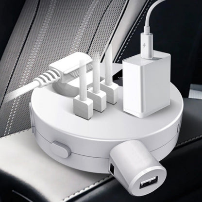 QC3.0 รถ 12V 24V ถึง 110V 220V อินเวอร์เตอร์มัลติฟังก์ชั่น