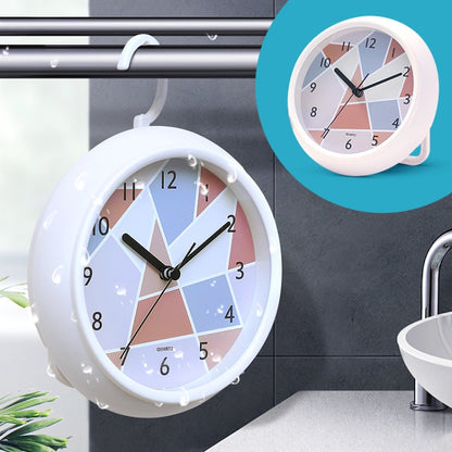 รอบครัวนาฬิกาแขวนผนังกันน้ำและเครื่องประดับนาฬิกาตั้งโต๊ะห้องน้ำ, Round Waterproof Wall Clock